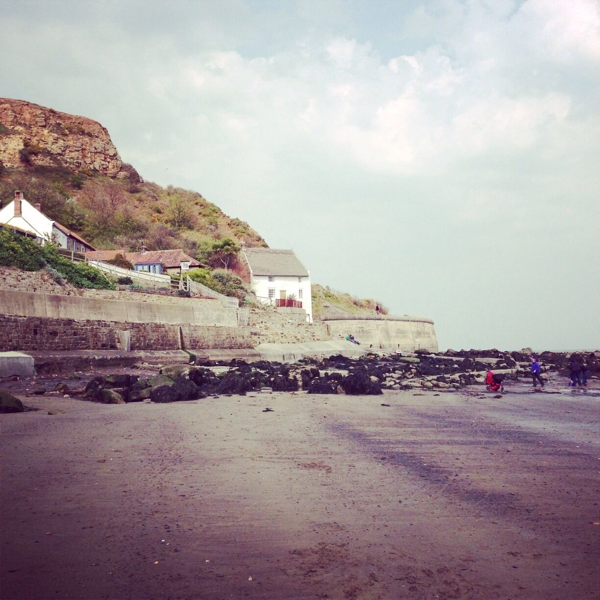 Runswick Bay, fossil beach.