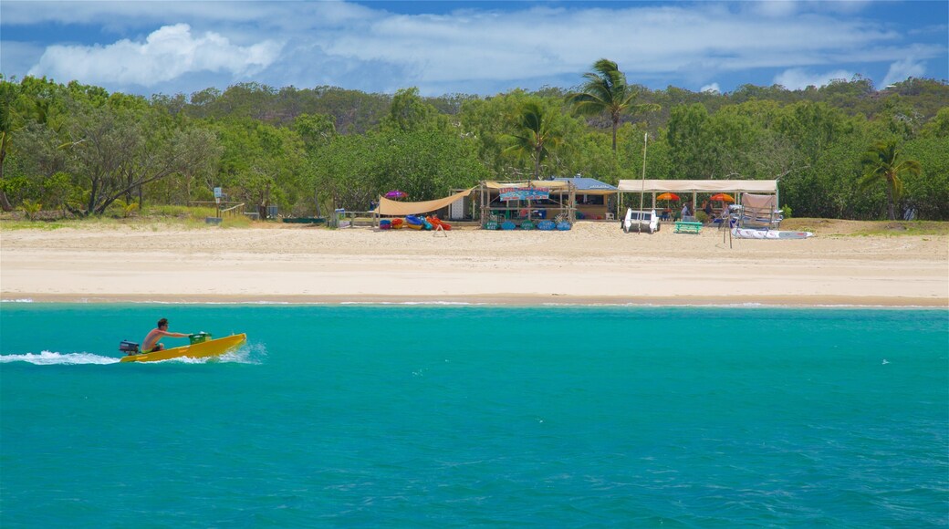 Strand van Great Keppel inclusief bos, varen en kamperen