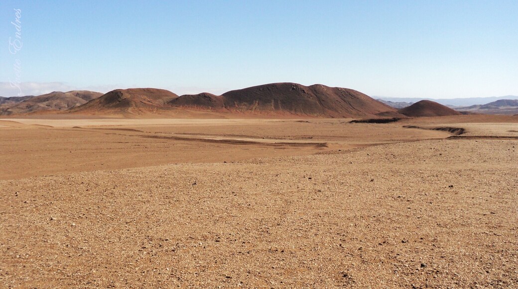 Part of the Atacama Desert. Leaving behind the Park to reach the North Panamerica.
