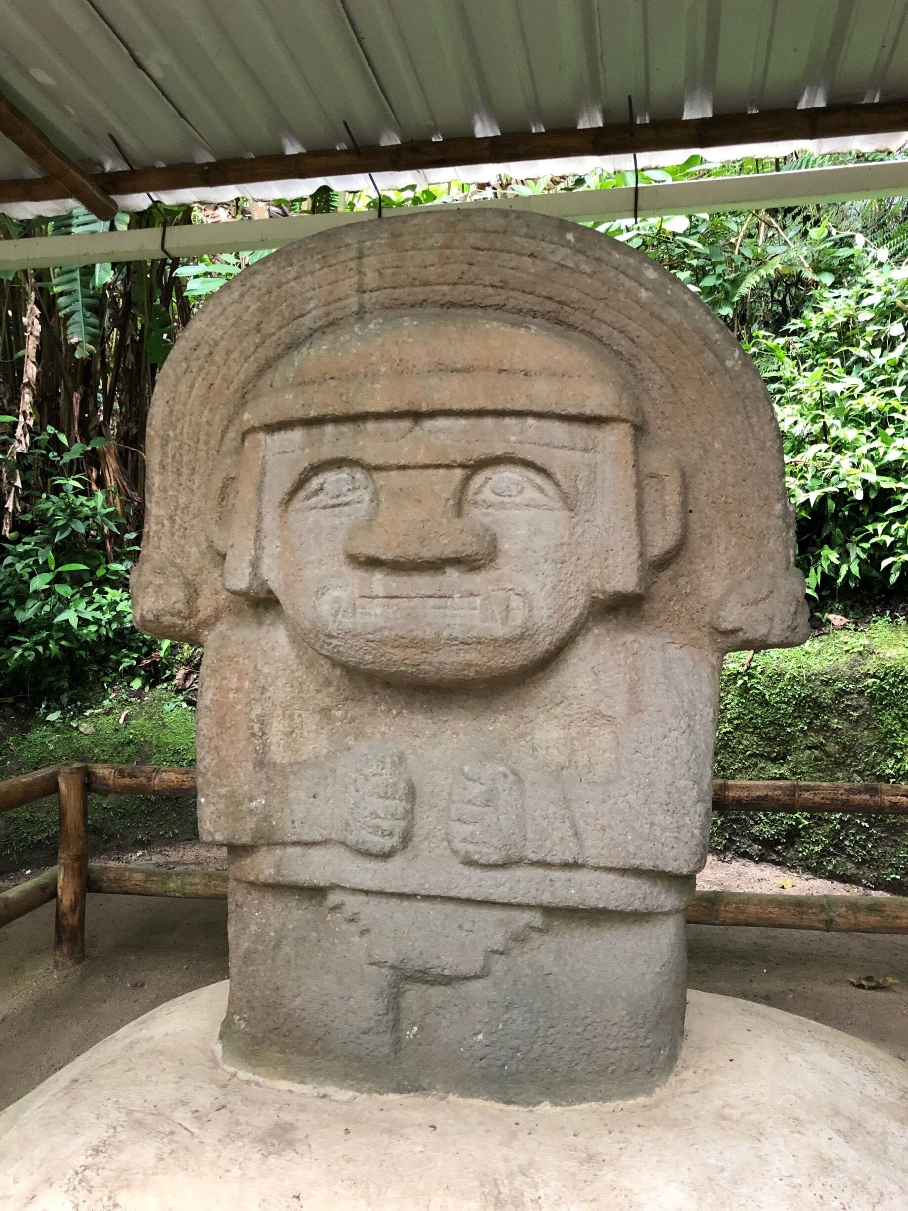 Amazing statues in Archeological Park 