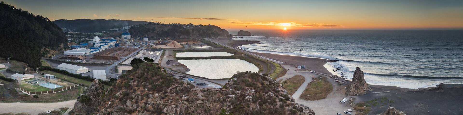 Piedra de las Ventanas at Constitucion, Maule, Chile