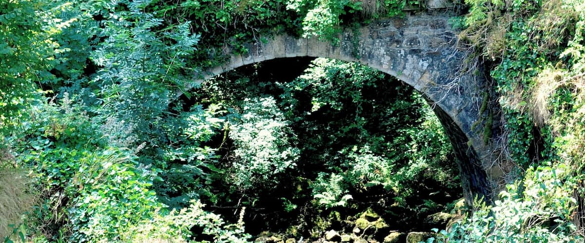 Above the waterfall for which the town is named is a lovely lush valley with a tiny creek you would never think is about to tumble dramatically to the lower valley below.