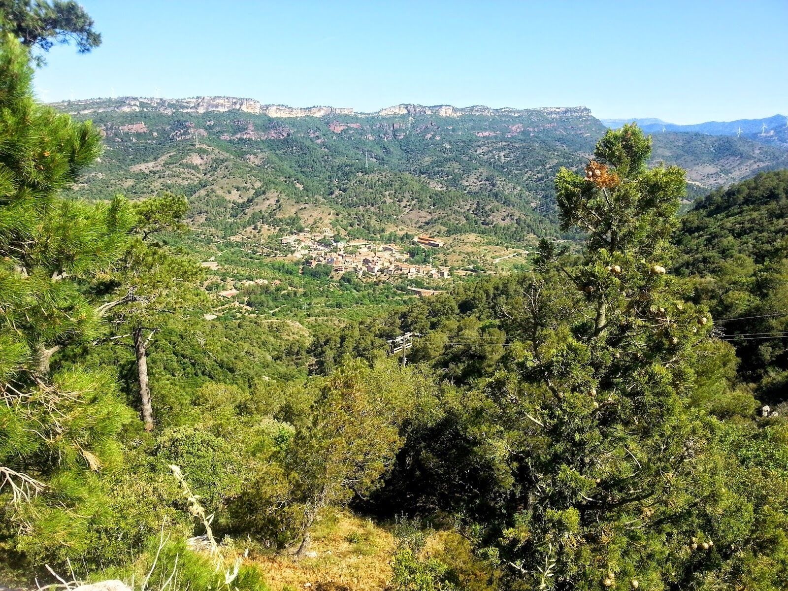 Desde el Castillo - Monasterio de Vilanova de Escornalbou.