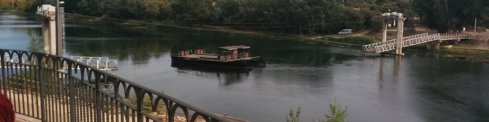 Ebro River Ferry Flix is a town in the comarca of Ribera d'Ebre, Catalonia, Spain. Situated on a loop in the Ebro river, the town has a castle