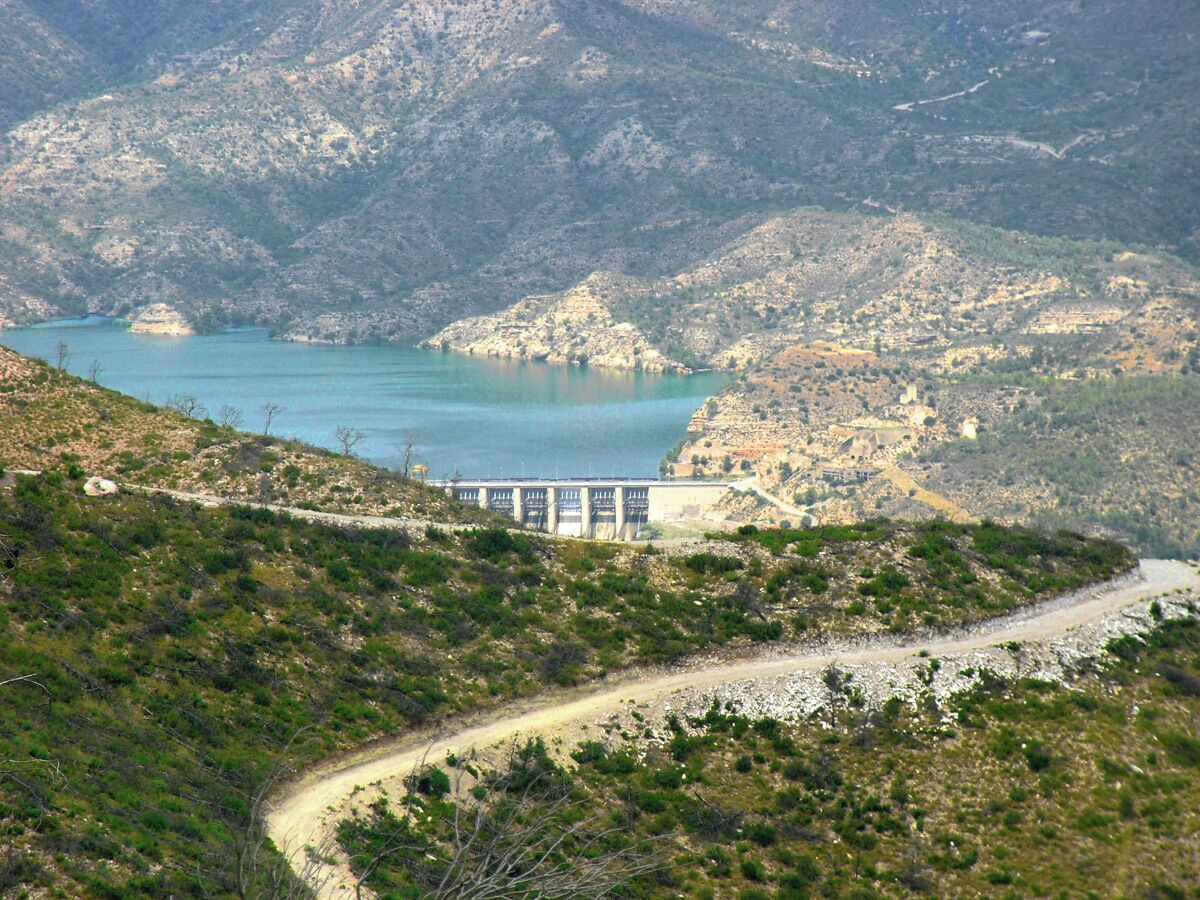 Presa de l'embassament de Riba-Roja