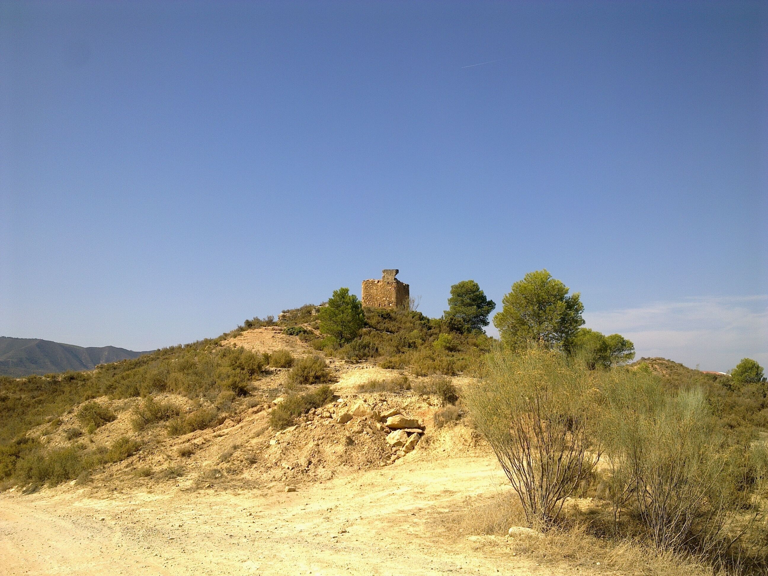 La Garita, torre de vigilància sobre el riu Ebre, a Riba-roja d'Ebre (Ribera d'Ebre)