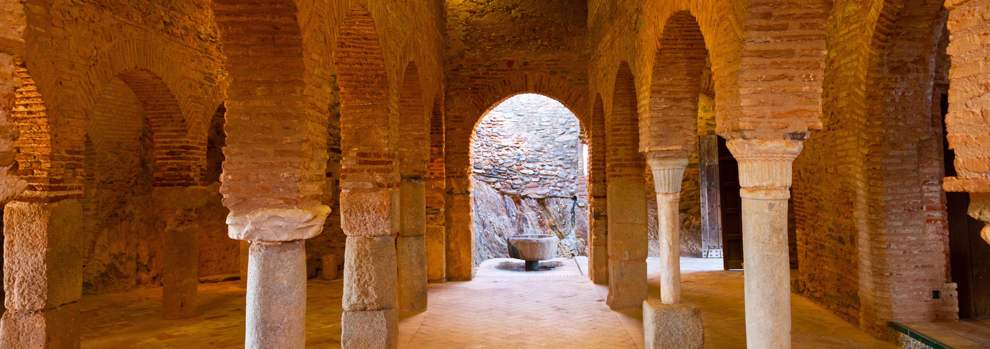 Almonaster La Real Village, Sierra de Aracena Natural Park, Huelva, Andalucia, Spain, Europe