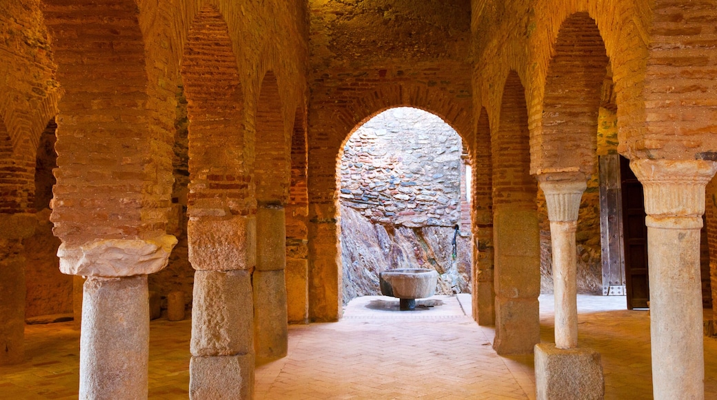 Almonaster La Real Village, Sierra de Aracena Natural Park, Huelva, Andalucia, Spain, Europe