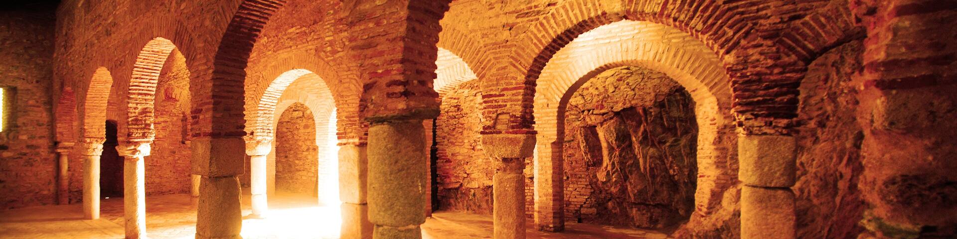 CASTILLO MEZQUITA DE ALMONASTER LA REAL. HUELVA, ANDALUCÍA. ESPAÑA