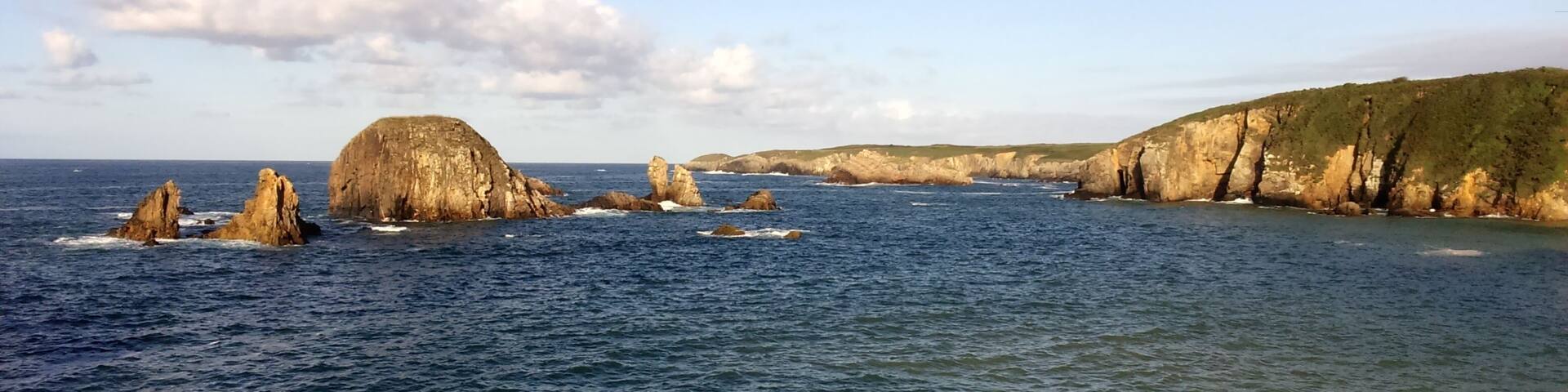 Sight from the pilgrims auberge at Tapia de Casariego