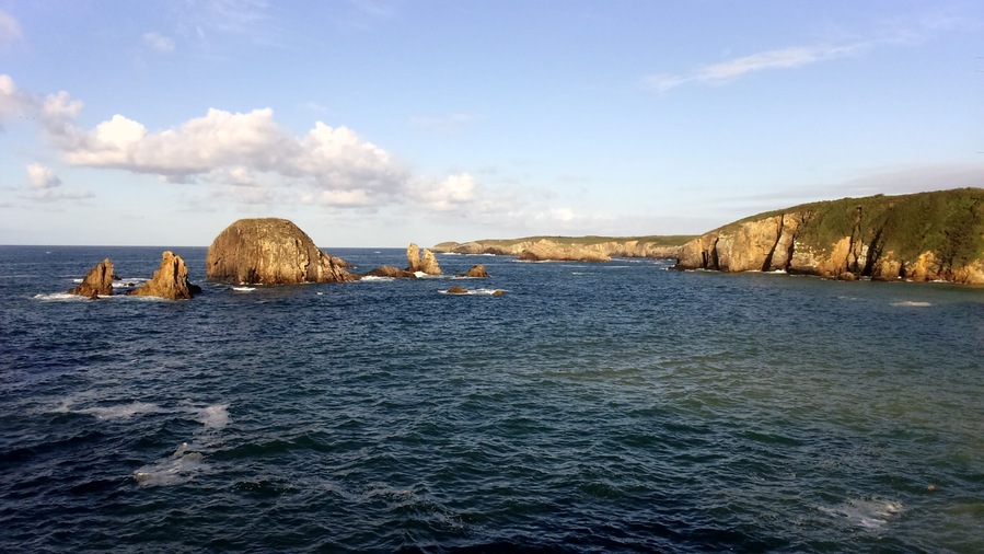 Sight from the pilgrims auberge at Tapia de Casariego