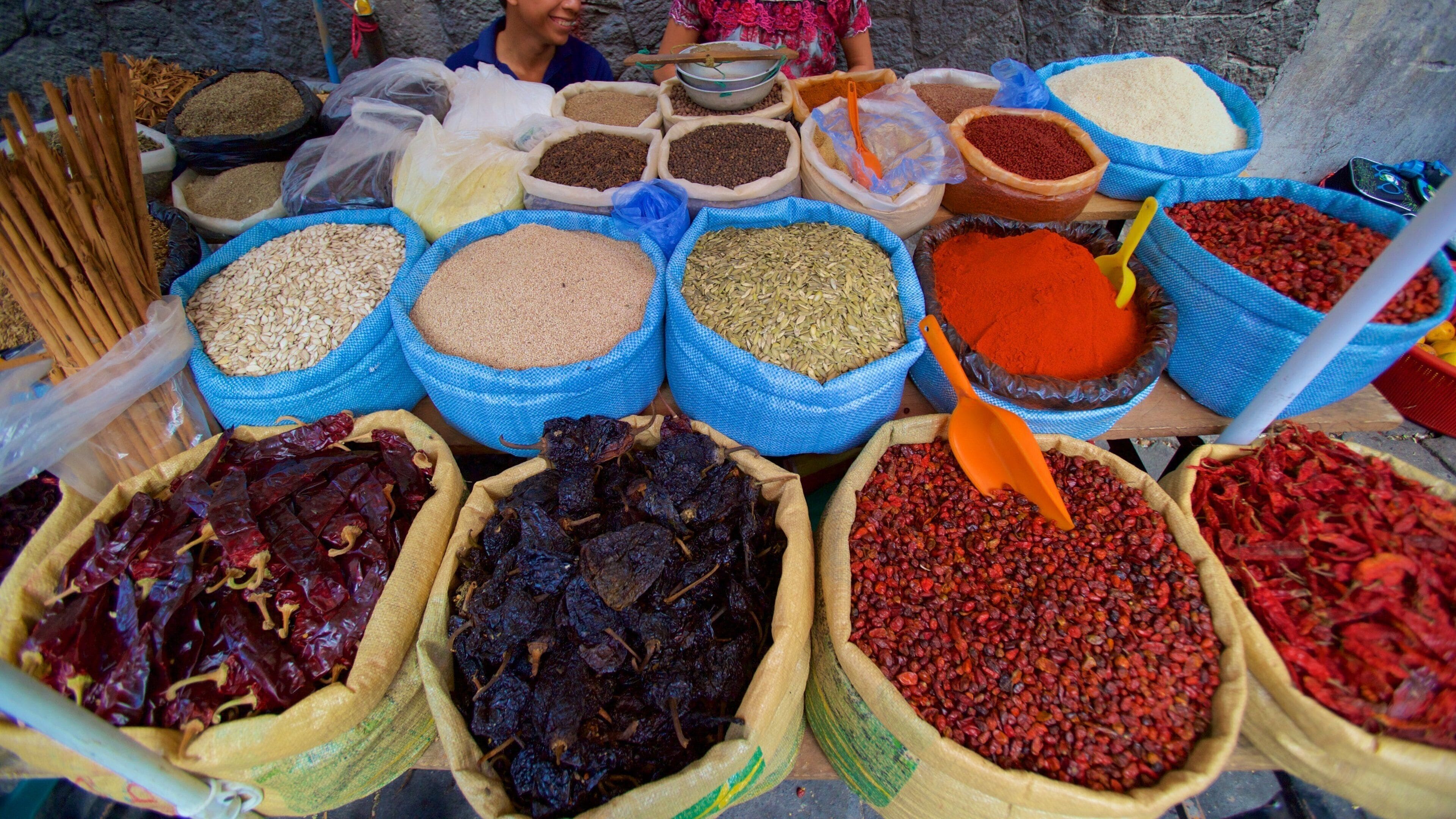 Santiago Atitlan which includes markets