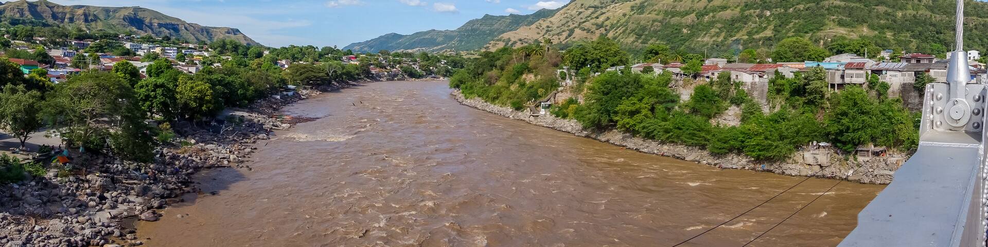 Magdalena river near the town of Honda, Colombia
