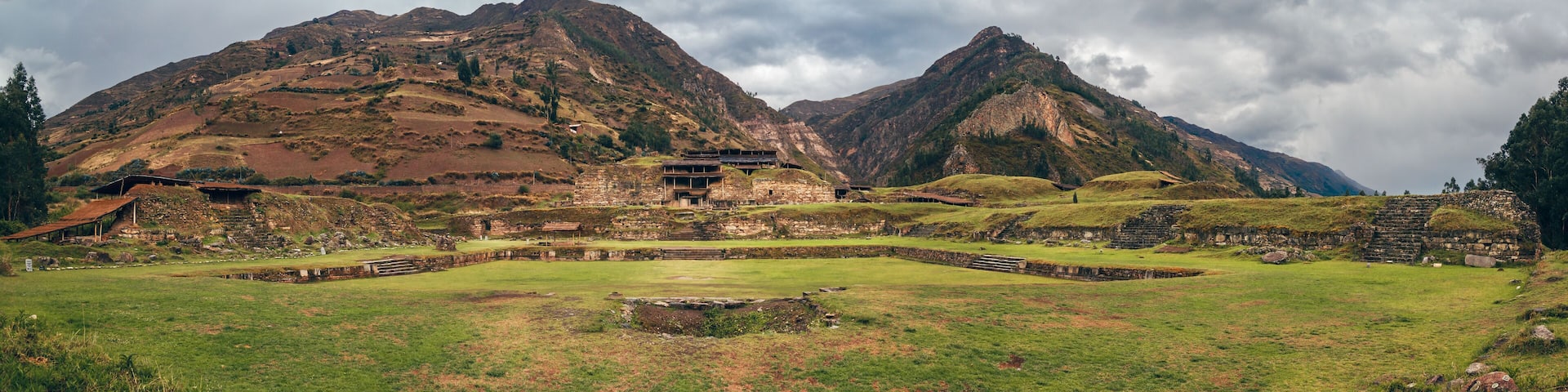 Historical heritage: complete view of Chavin de Huantar