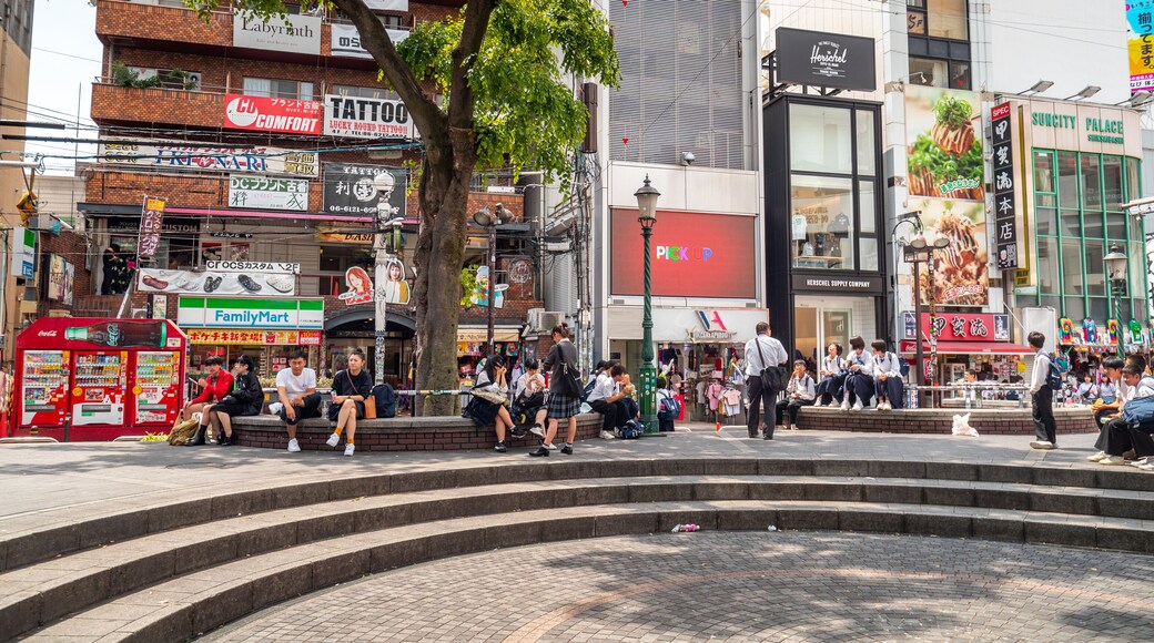 Amerika-Mura Triangle Park which includes street scenes