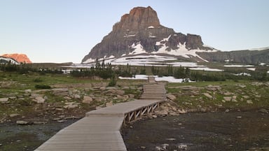 logan pass visitor center in the middle of the Glacier national park, Browning, MT 59417, United States.