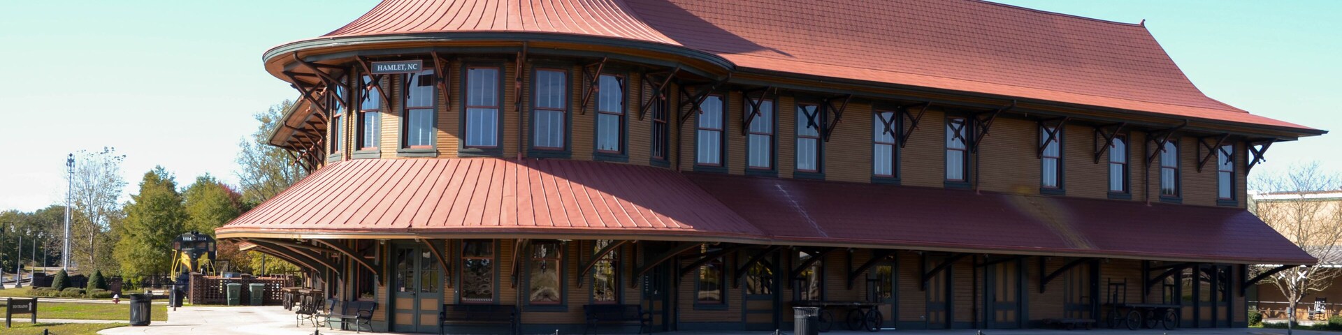 Old Hamlet NC Train Depot - Passenger terminal for Amtrak service. Listed as a historic place.