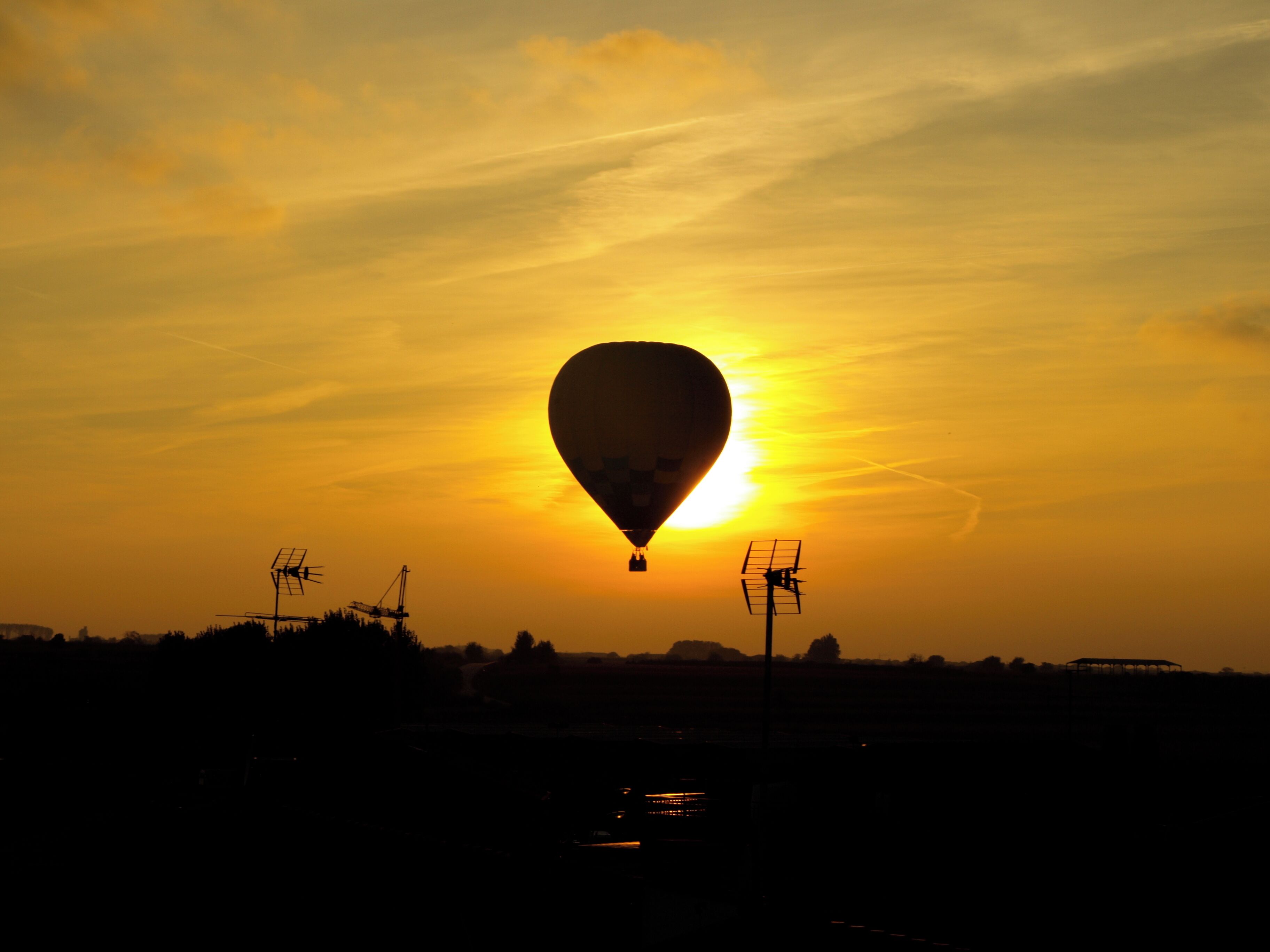 Baloon over Bellpuig