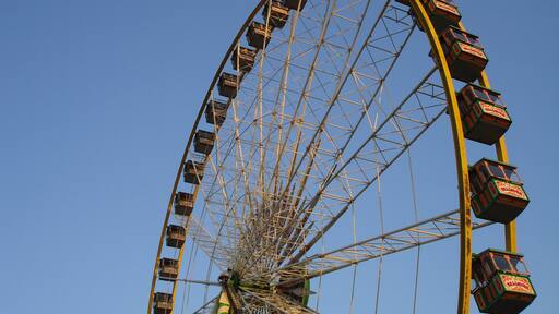 The wheel at the fair called Cranger Kirmes on a summer day in 2005.