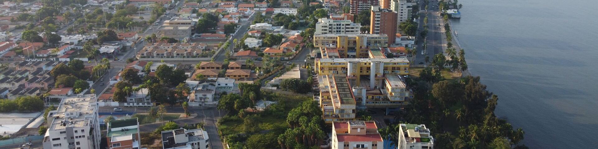 A view of Lechería, where Venezuela's rich live