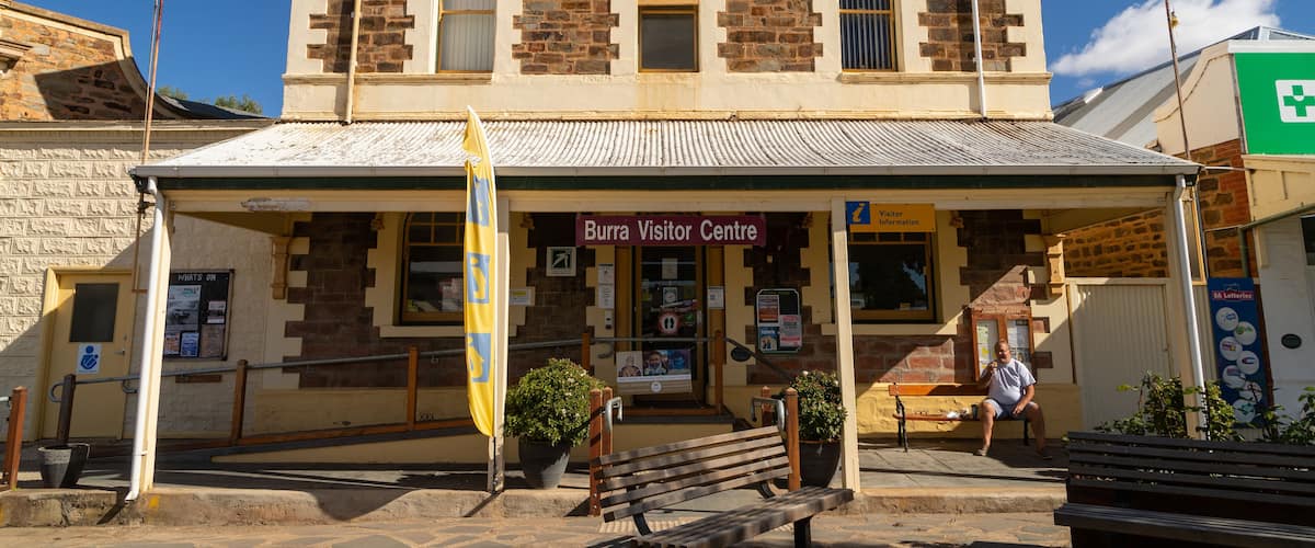 Burra Visitor Centre featuring a small town or village