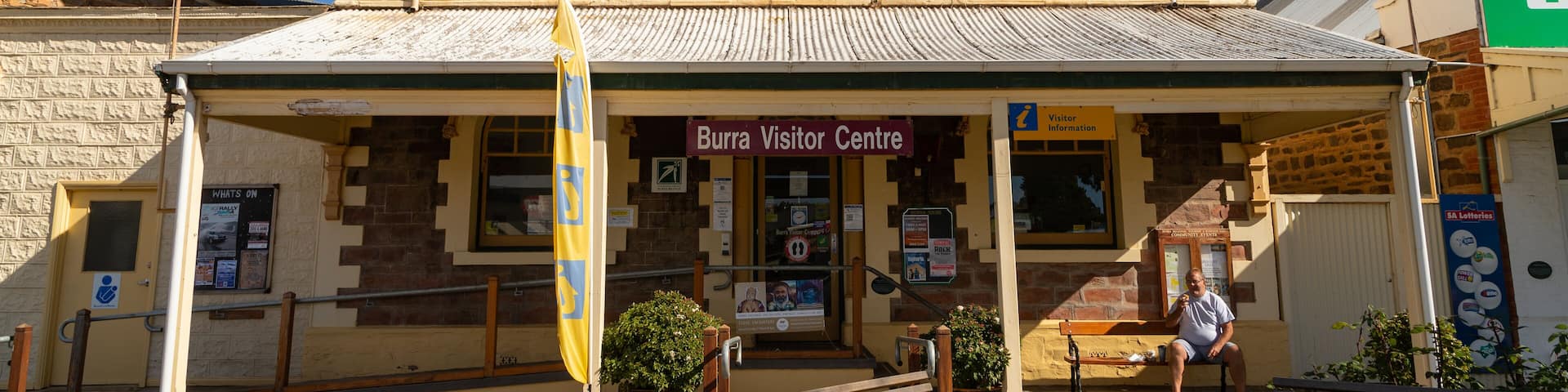 Burra Visitor Centre featuring a small town or village