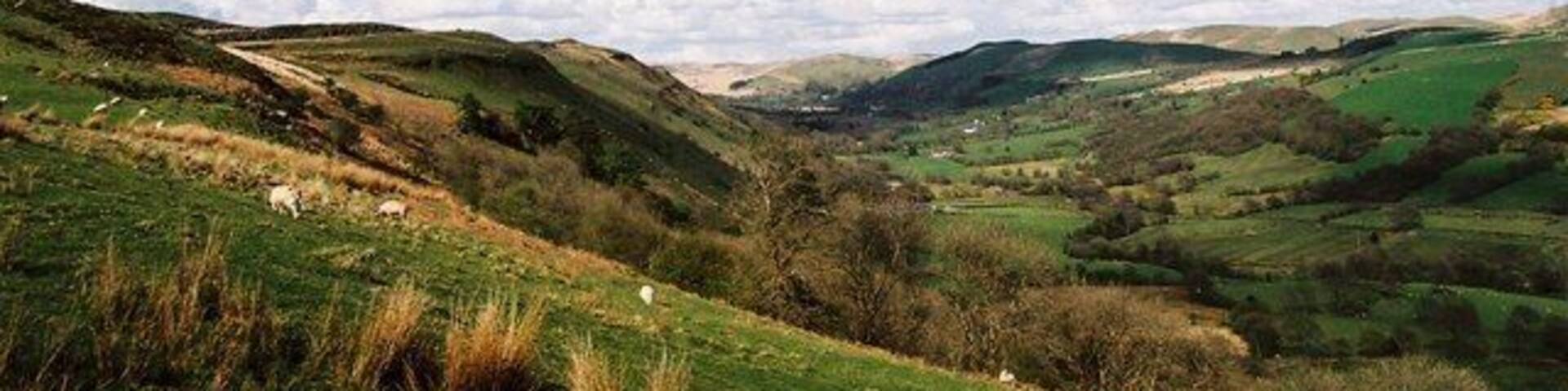 Looking up Cwm Twrch