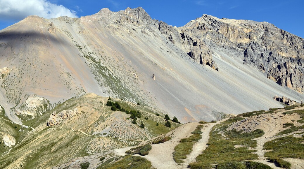 The view from the top of Col d'Izoard, Hautes Alpes,France