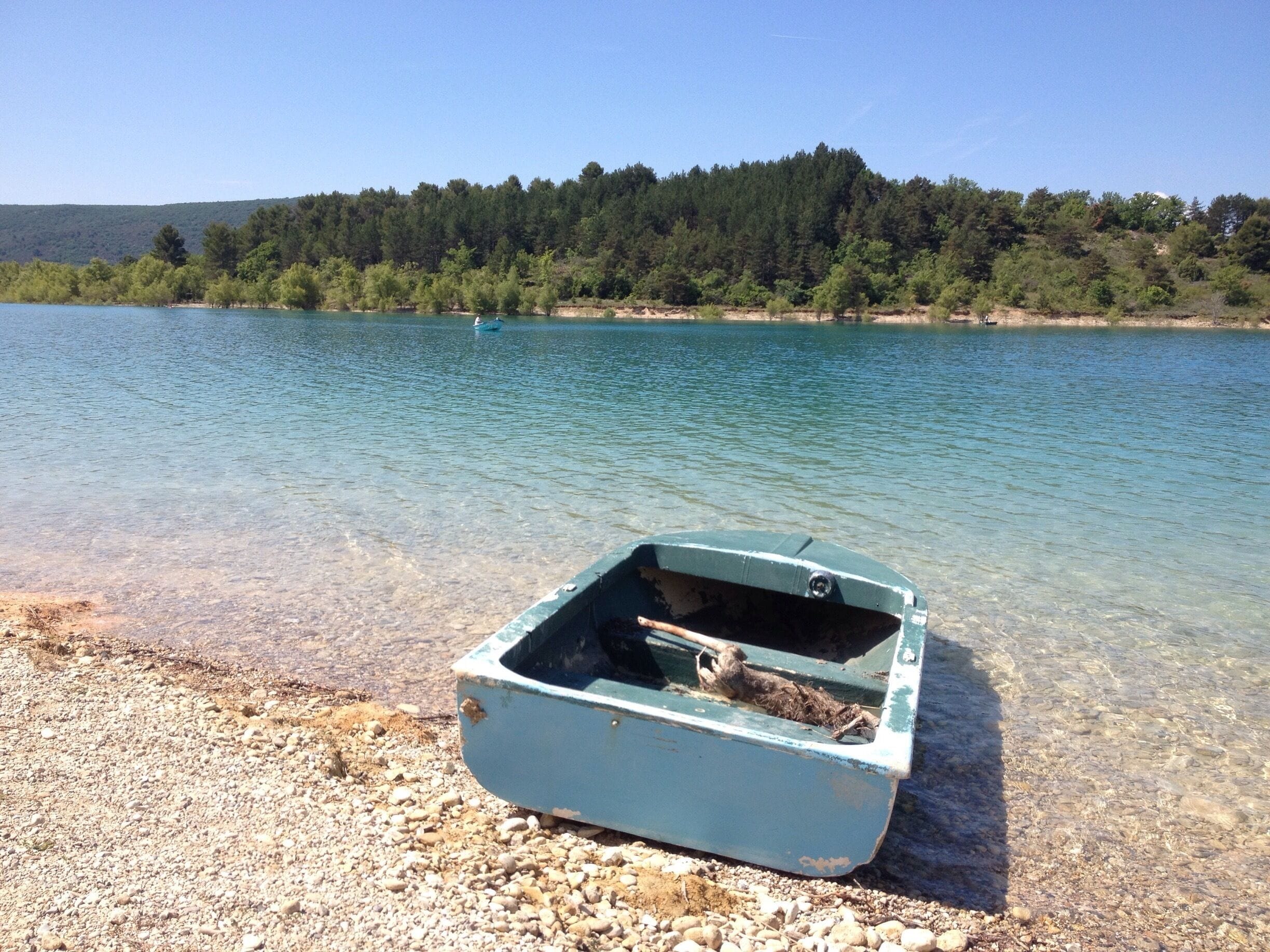 Boot am Lac de Sainte Croix / Verdon