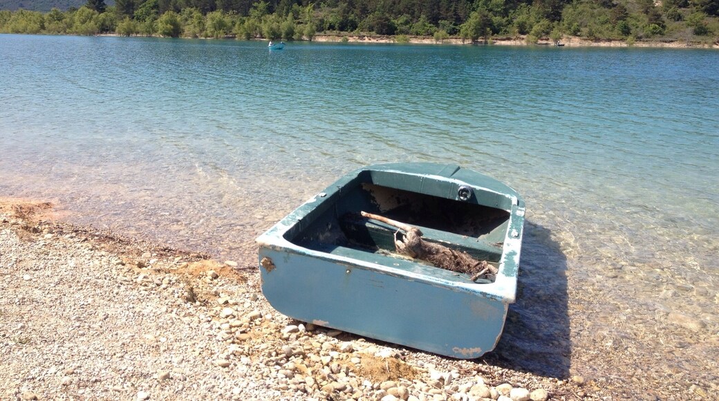 Boot am Lac de Sainte Croix / Verdon