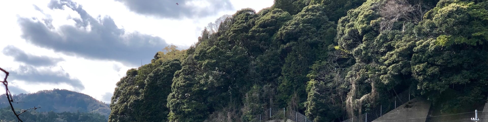 Fishing houses along the Japan Sea