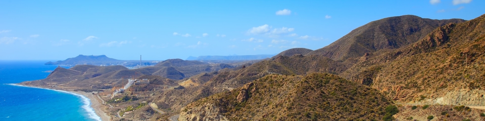 Andalusia, landscape. Cabo de Gata Park, Almeria.