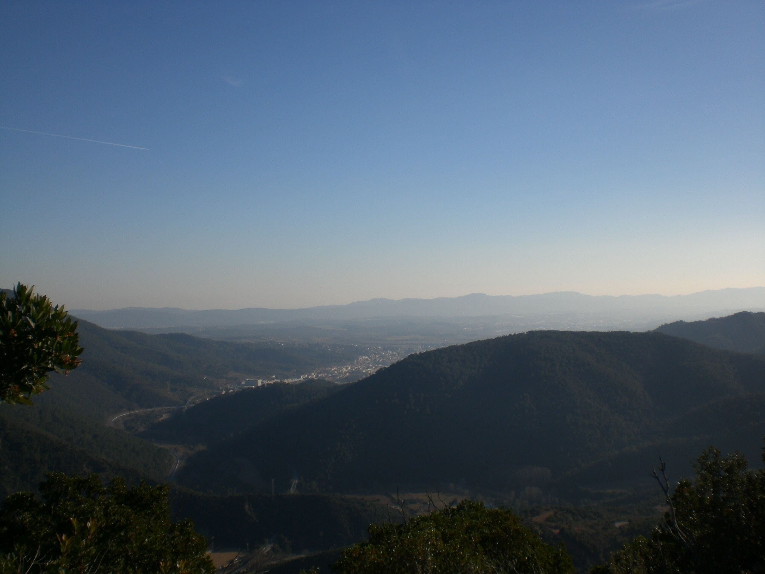 Vistes des del Turó de la Cuspinera (gener 2008)