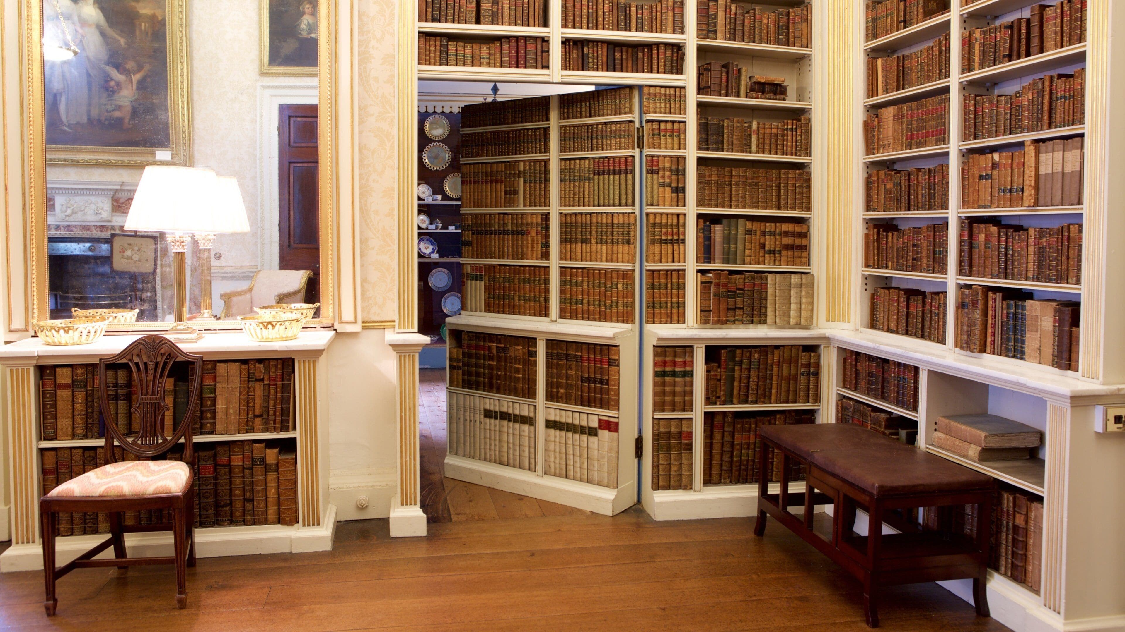 Castello di Powderham mostrando vista interna