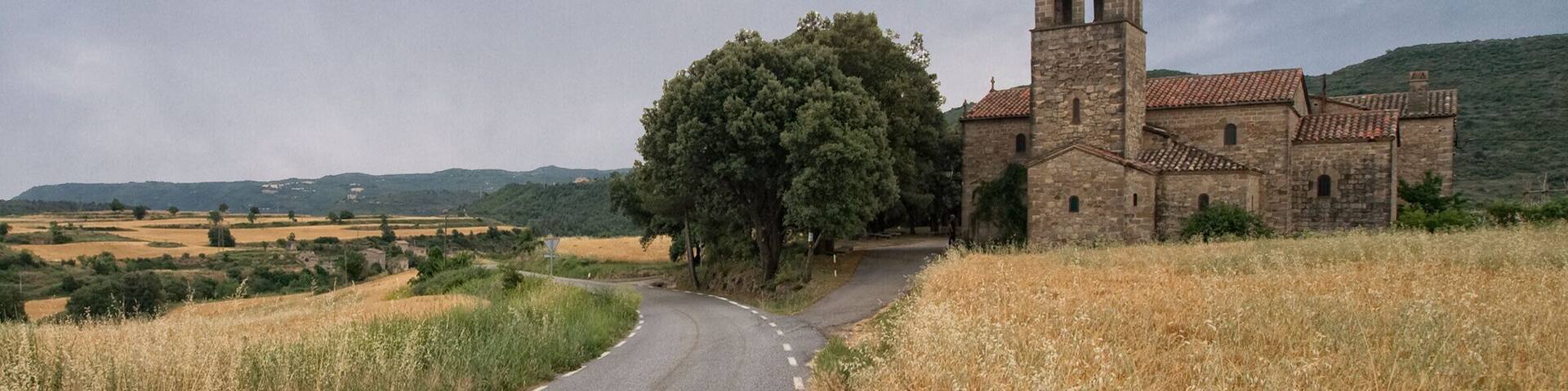 Sant Andre church of Aguilar de Segarra (Catalonia, Spain)
