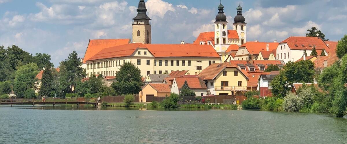 View over the water toward the square- if you are in the Czech Republic, don’t miss this place- we stopped for for linch and photos- so beautiful.