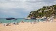 Cala Canyelles Beach featuring a beach and general coastal views