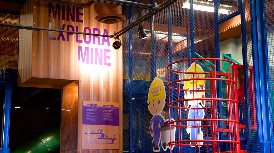 Dynamic Earth og byder på interiør