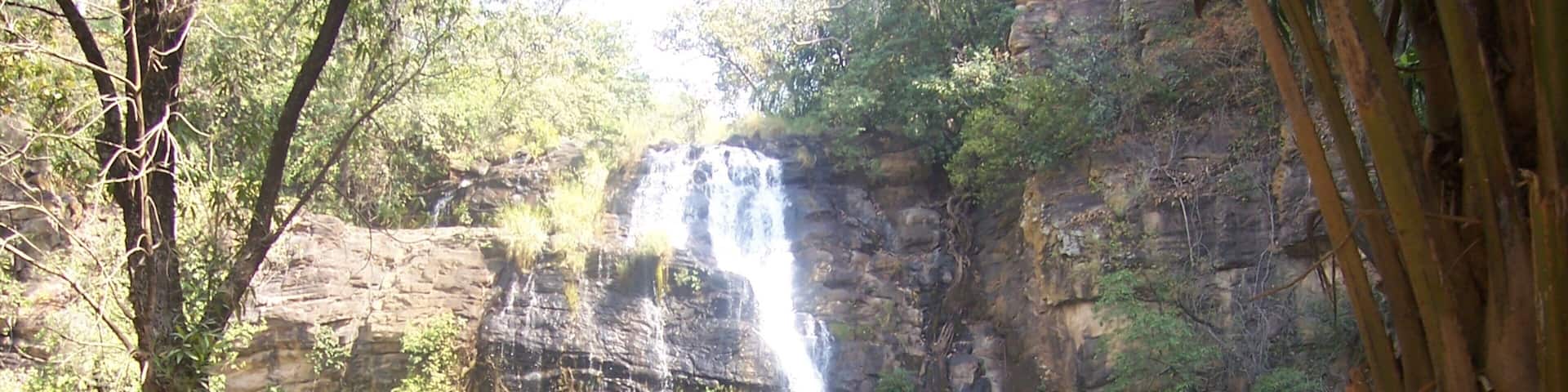 Abomey featuring a waterfall