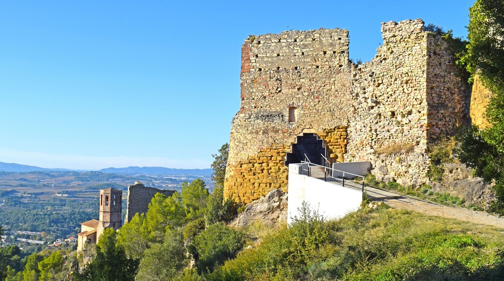 Castillo de Gelida en provincia de Barcelona España
