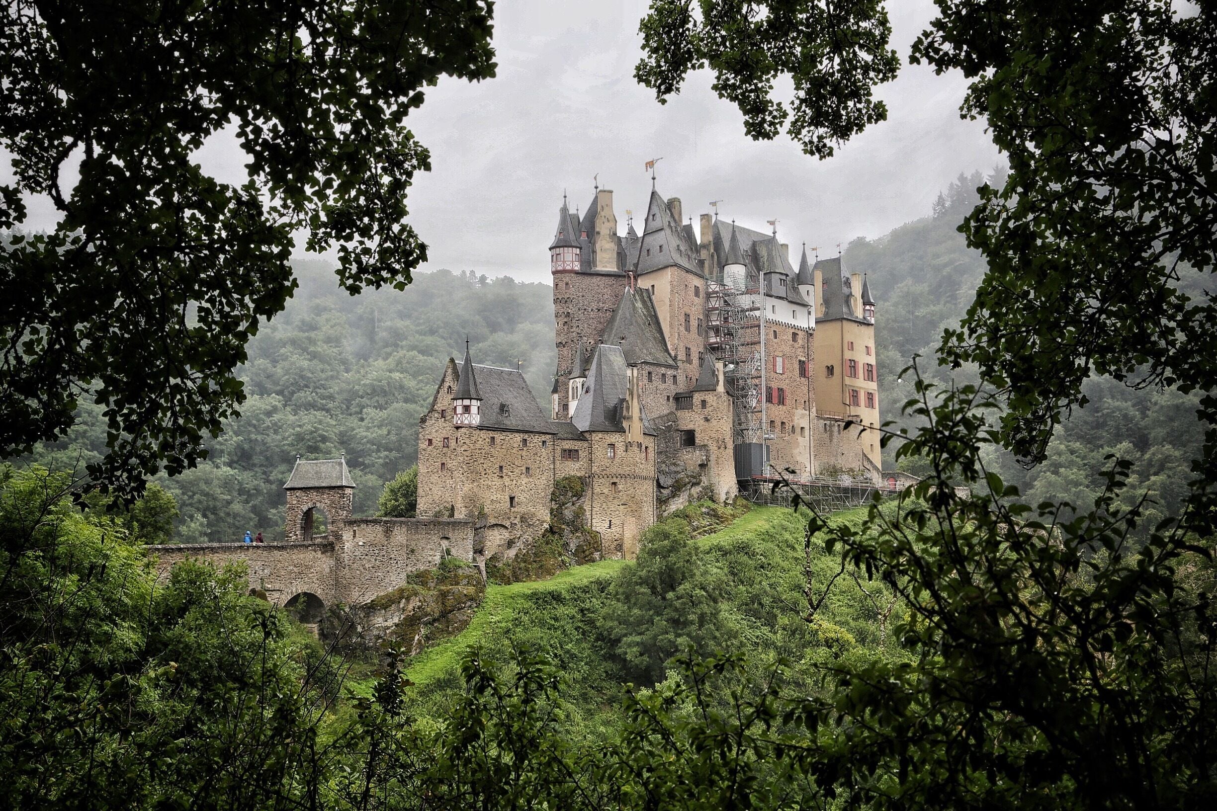 My favorite view of the castle from the walking path. There is some construction that was underway during our visit but it did not detract too much from the beauty and charm of this castle.  I highly recommend a visit here.  #takeahike #germany #architecture