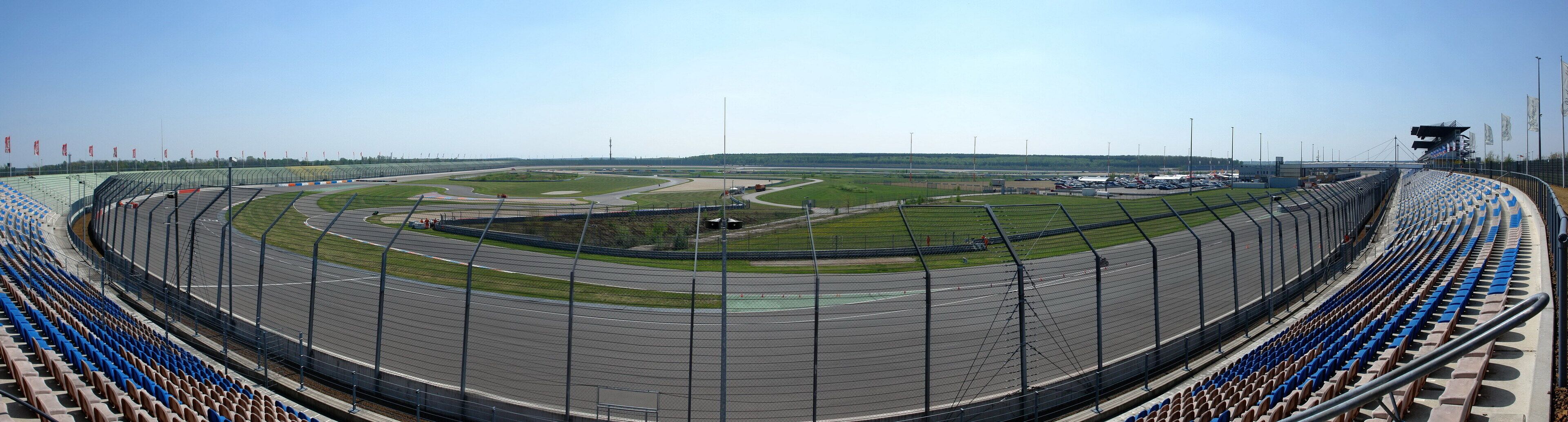 EuroSpeedway Lausitz, Panoramic view, Turn 3
