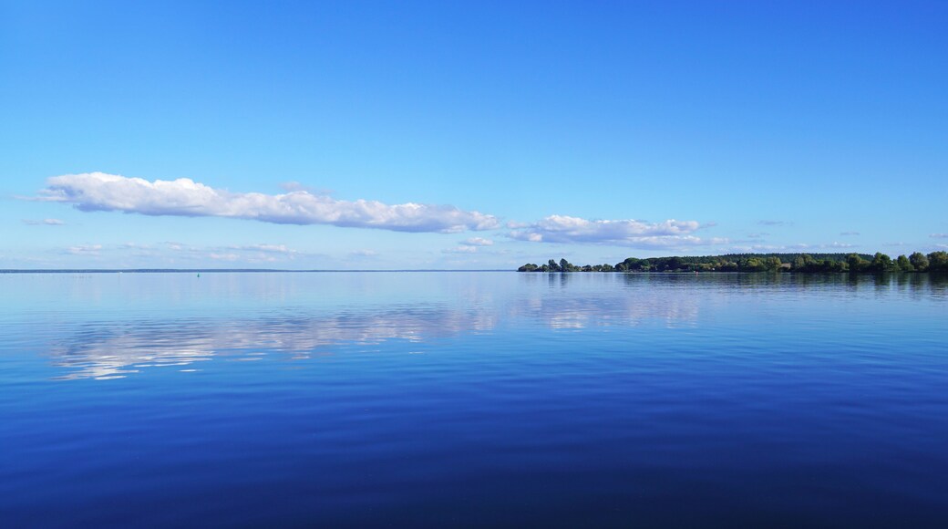 Beautiful landscape of a lake in the Muritz National Park, Kargow, Germany