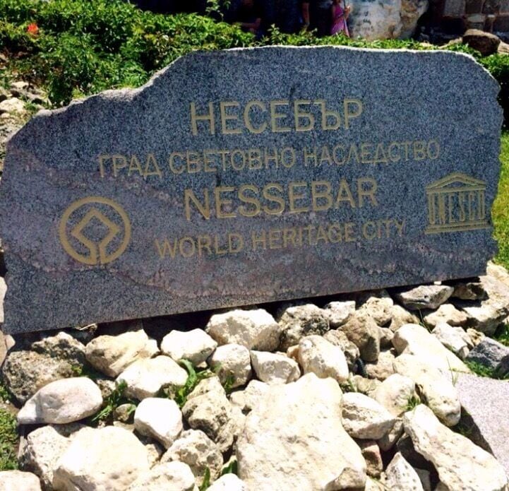 A shirt boat trip over from Bulgaria main town to Nessebar #worldheritagesite 