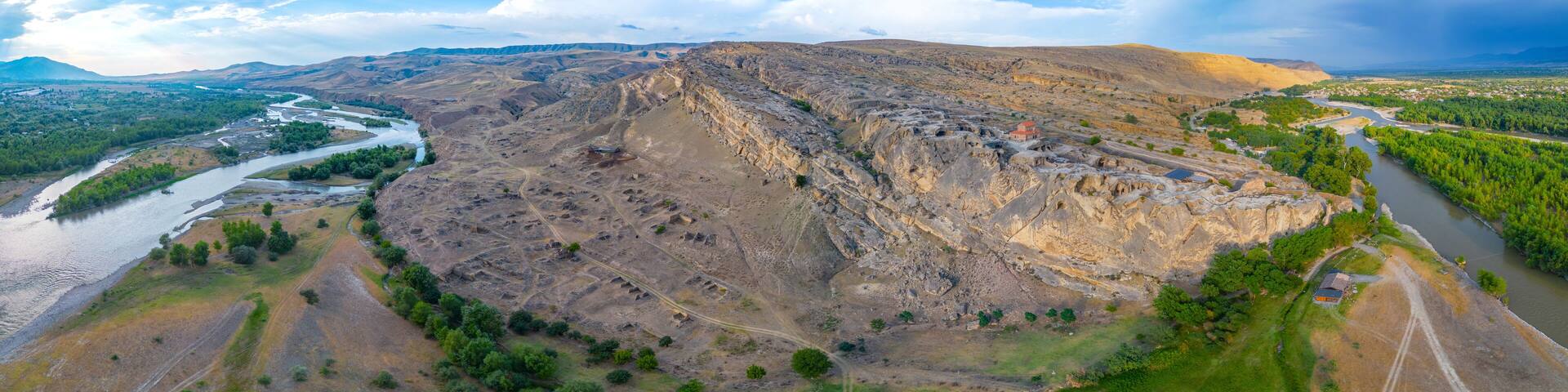 Uplistsikhe archaeological site from iron age in Georgia