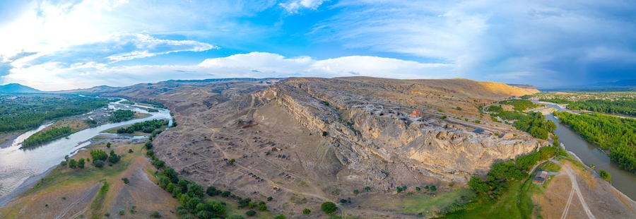 Uplistsikhe archaeological site from iron age in Georgia