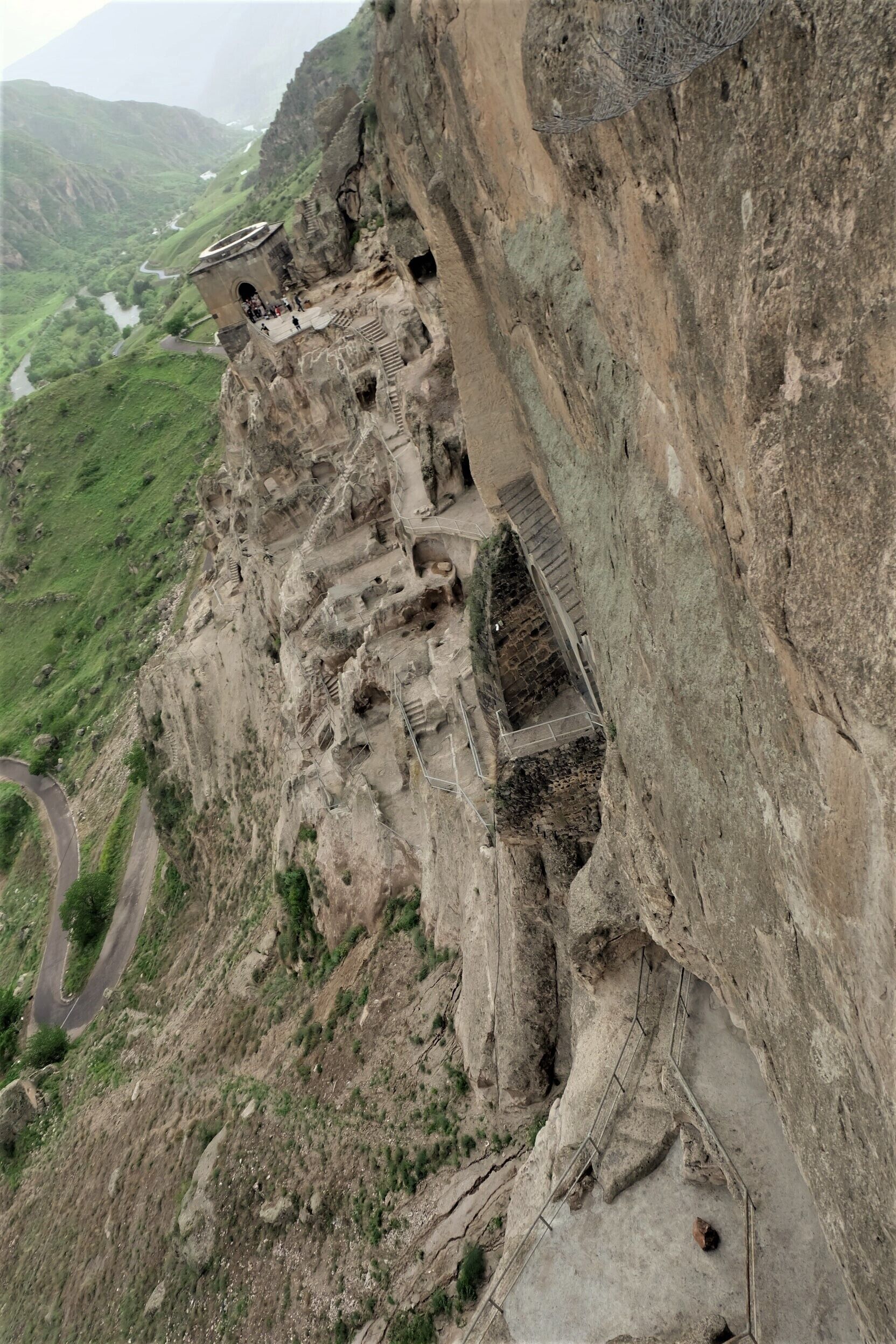 Interesting fact is that five monks still lives in that mountain.