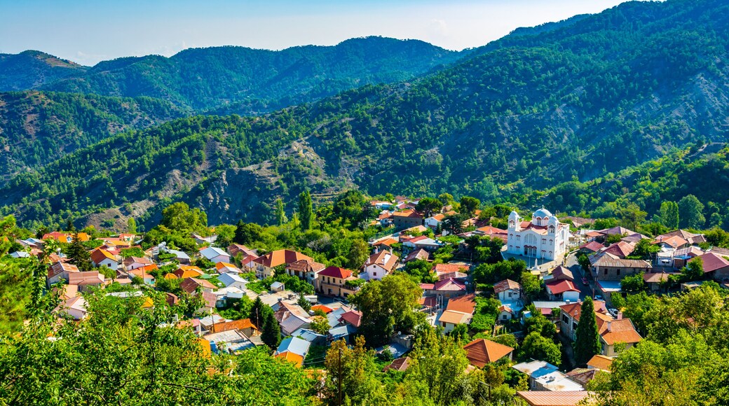Pedoulas village on Cyprus