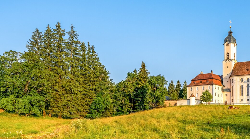 Wieskirche, Steingaden, Allgäu, Bayern, Deutschland