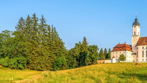 Wieskirche, Steingaden, Allgäu, Bayern, Deutschland
